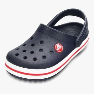 CROCS Kids Navy and Red Water Shoes